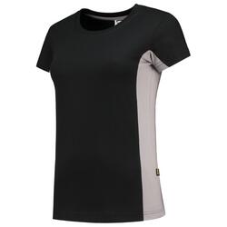 Tricorp T-Shirt Bicolor Damen 102003 Black-Grey