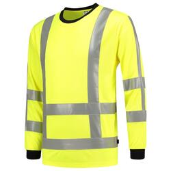 Tricorp T-Shirt EN ISO 20471 Birdseye Langarm 103002 Fluor Yellow