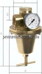 DR 1140-3 Hochdruck-Druckregler G 1/4", 0,5 - 3 bar