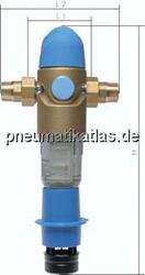 FWR 114 F Rückspülfilter für Trinkwas-ser, R 1 1/4", DVGW