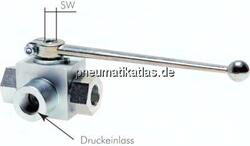 KH 3/34 T HD D3 Hochdruck-3-Wege Kugelhahn, T-Bohrung, G 3/4", PN 350
