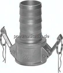 KLDS 32 A Kamlock-Kupplung (C) 32mm Schlauch, Aluminium