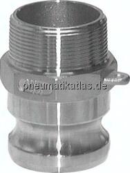 KLSG 10 A Kamlock-Stecker (F) R 1"(AG), Aluminium