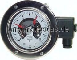 MWK 60100/21 ES Sicherheits-Kontaktmanometer, waagerecht, 100mm, 0 - 60 bar